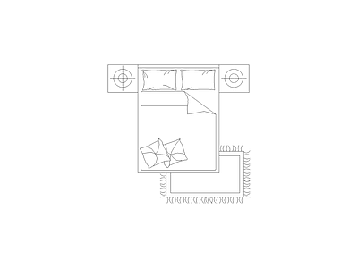 床 室内家具通用图块材料表灯具等