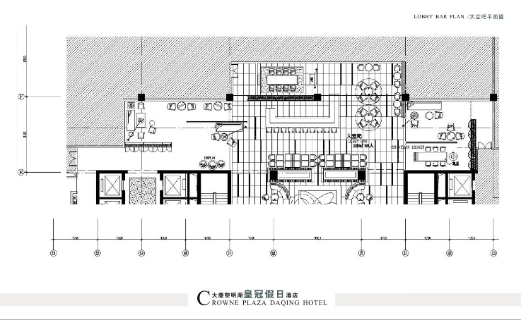 大庆黎明湖皇冠假日酒店设计方案（含效果图）