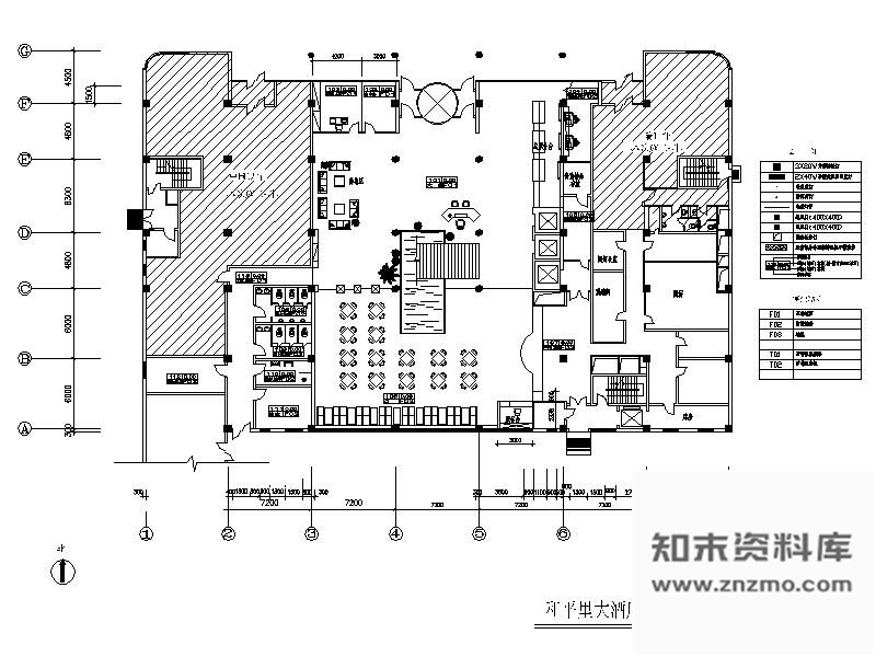 施工图北京某大酒店装修图(含效果)