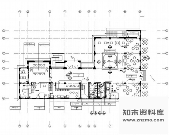 施工图南京某健康住宅售楼处装修图