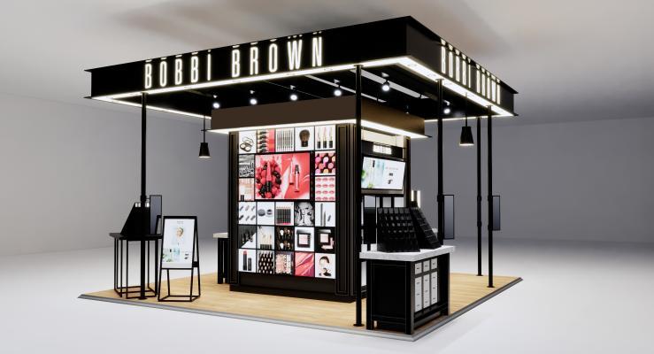 化妆品柜台 展示架