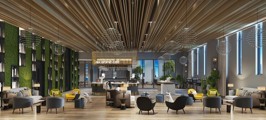 现代风格咖啡厅