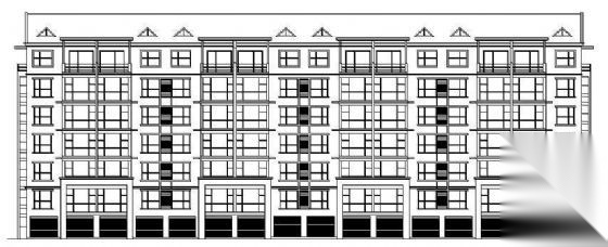 某市七层住宅楼建筑方案图