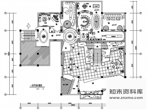 施工图武汉商业中心区四星级商务酒店国际俱乐部装修施工图含效果及概念图