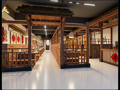 新中式火锅店