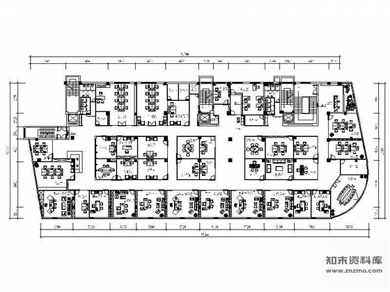 施工图温州某办公空间装修图