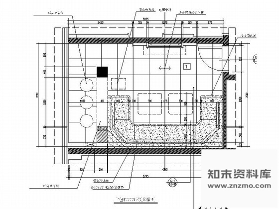 图块/节点皮革硬包KTV包厢立面图