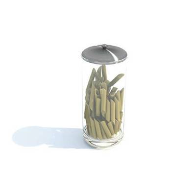 透明圆柱形玻璃罐子