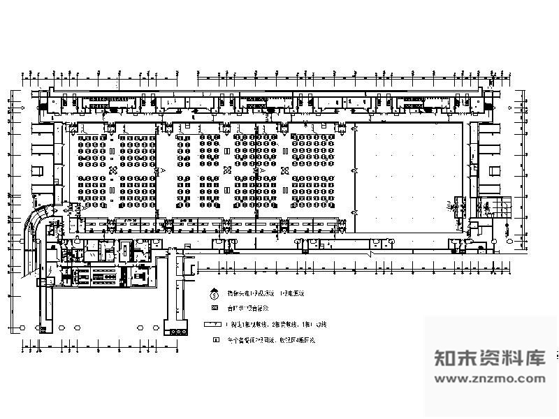 图块/节点某会展中心平面图