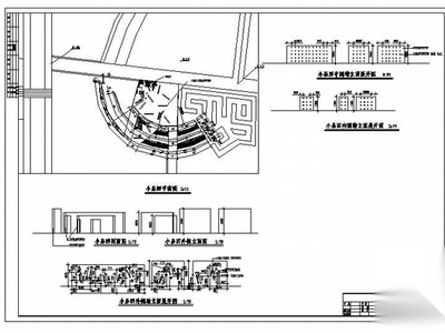 上海某路口广场景观施工图
