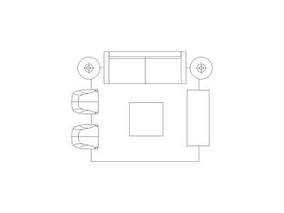 沙发 家具图块