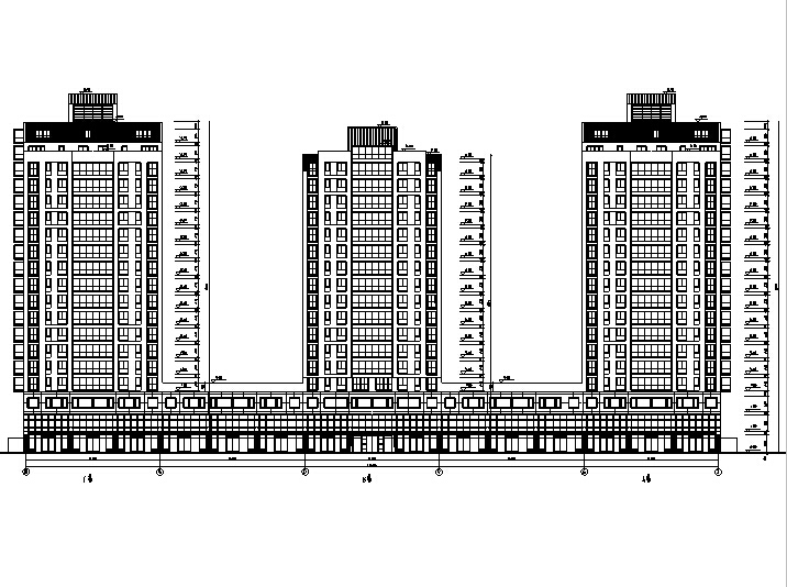 [合集]五套清华大学建筑院设计施工图及方案（含商业及...