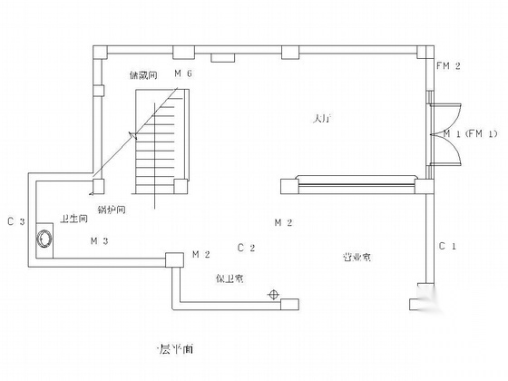 某燃气收费大厅装修图