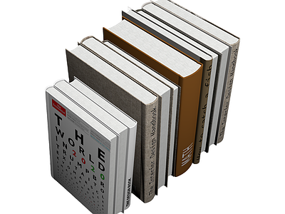 书架上的书籍组合