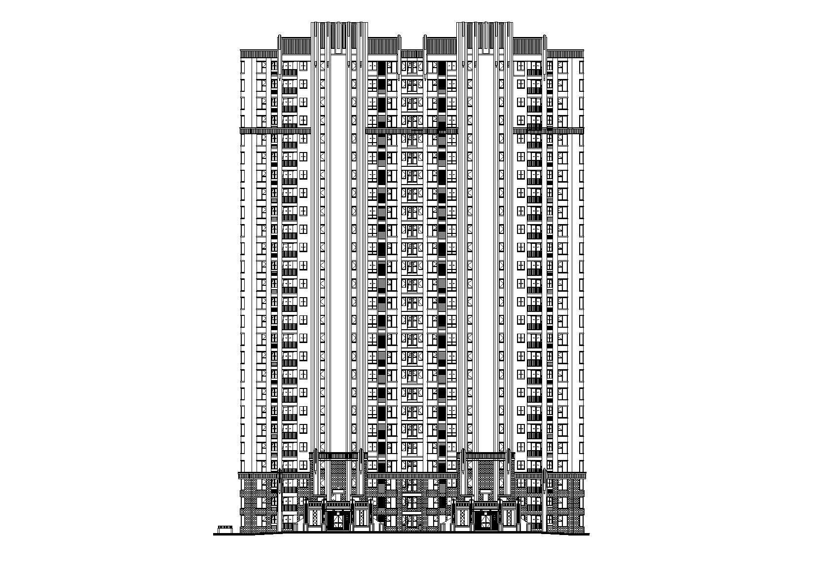 上海 保障性住房甲级设计院商品房项目施工图 CAD含水