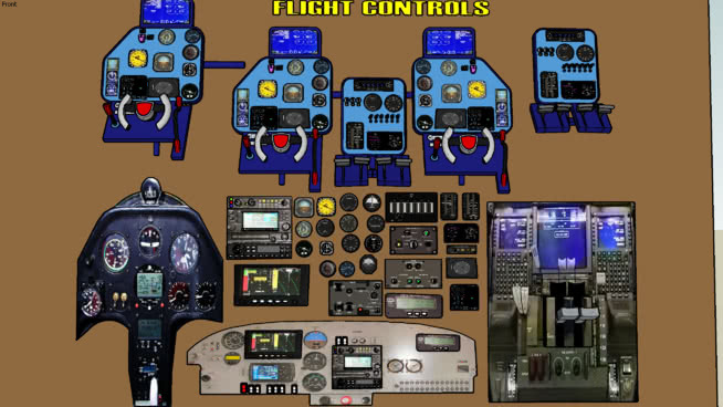 飞行控制面板的部件收集…更新 机器 玩具 赌博机 挂钟 家居物品