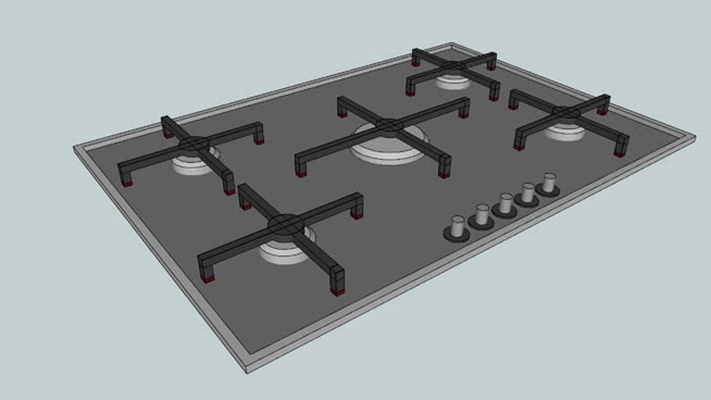 灶台 草图大师模型