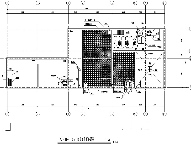 沈阳市某医院污水处理及回用图纸（CAD）