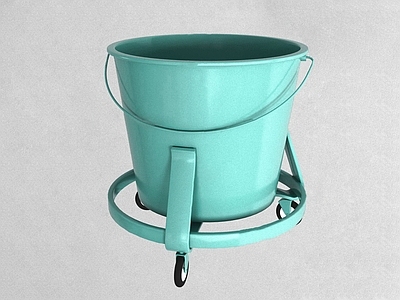 现代移动塑料桶