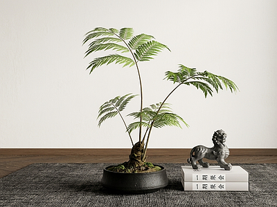 风格化绿植盆栽盆栽
