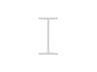 景观灯具详图 工字钢