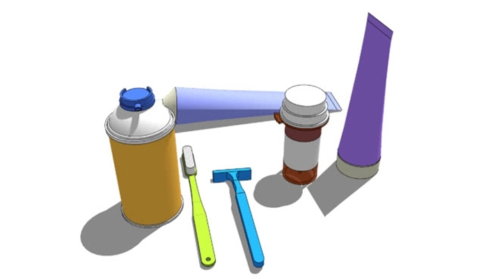 洗浴用品 草图大师模型