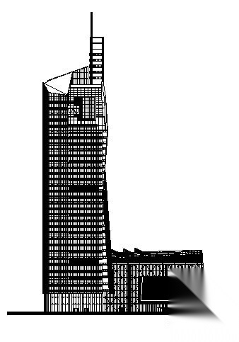 江苏广电城某商业用楼建筑施工图