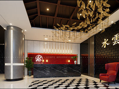 新中式酒店大堂