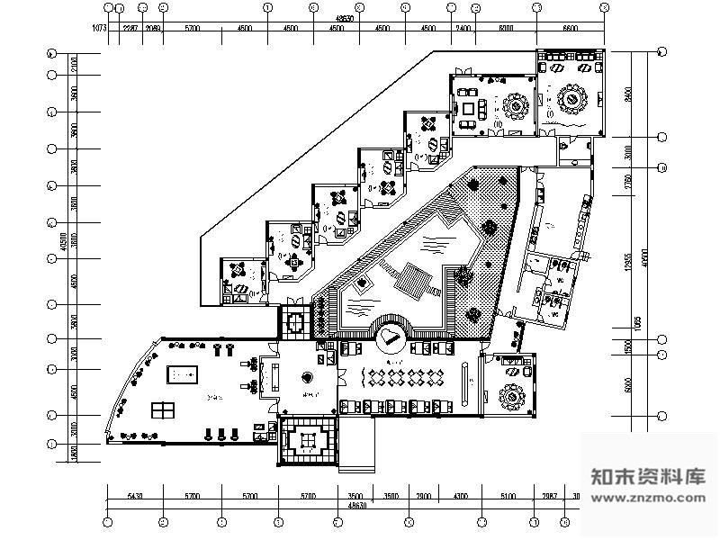 施工图武汉某大型体育会所施工图含效果