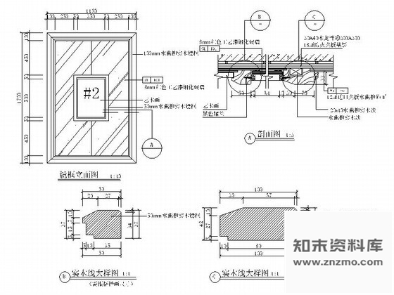 图块/节点艺术画节点大样图