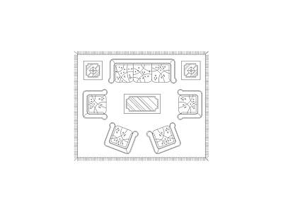 沙发 常用平面立面图块
