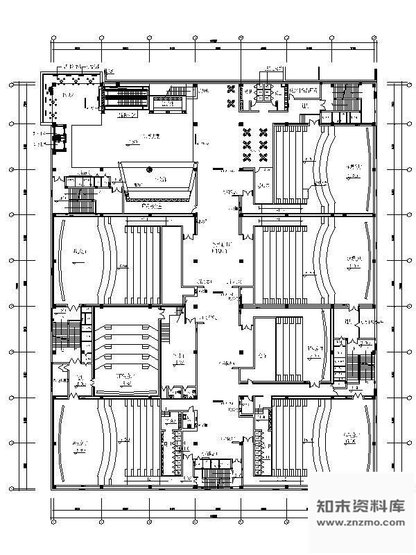 施工图哈尔滨某国际影城内装施工图