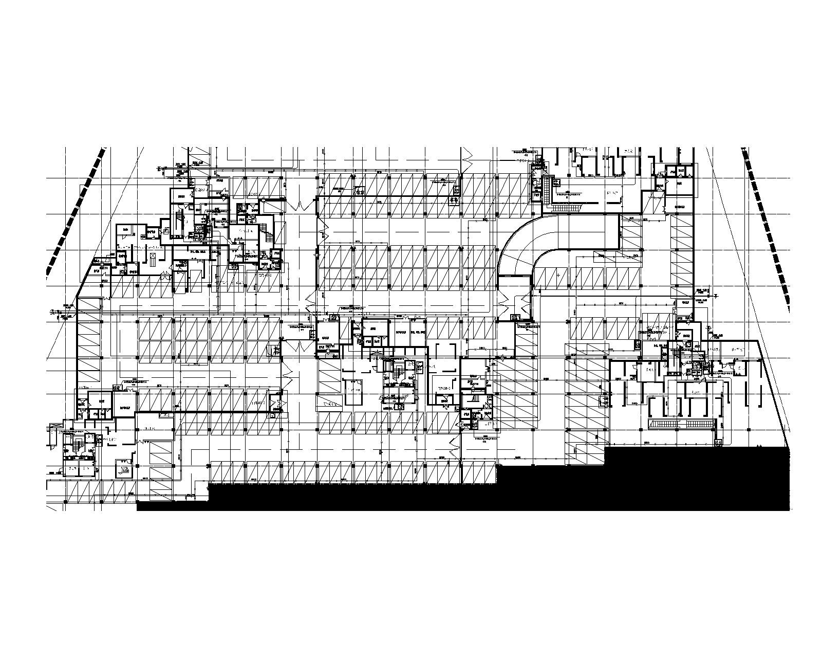 天津市津海湾项目二期地下车库给排水施工图 建筑给排水 给排水图