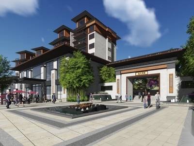[四川]远大美域别墅区-新亚洲风格方案文本设计（PDF+61... 居住区景观