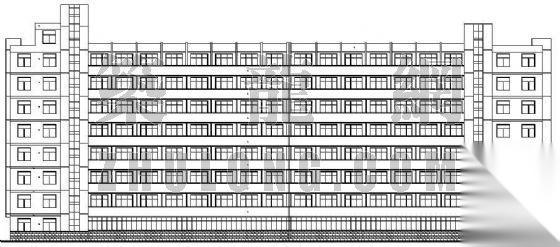 甘肃某大学学生公寓建筑设计方案