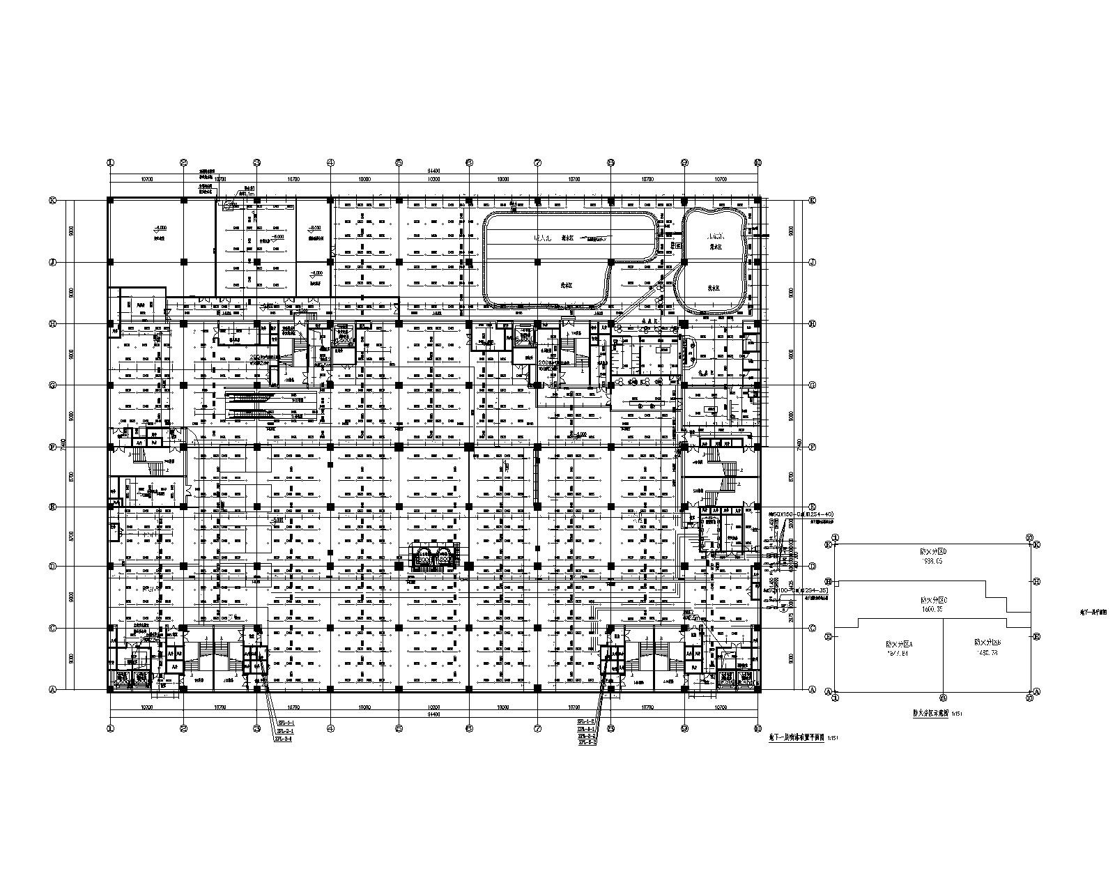 河北省某办公商业综合体给排水及消防施工图 建筑给排水