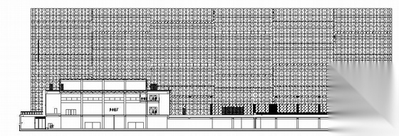 [深圳市]某高新技术产业园研发楼建筑幕墙施工图（穿孔铝...