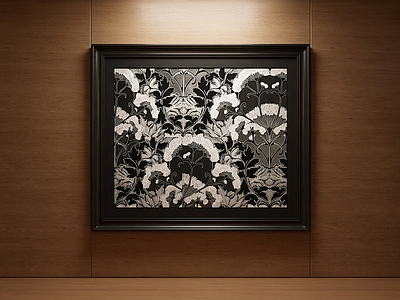 花纹装饰挂画挂画
