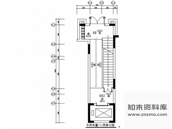 施工图佛山某豪华住宅小区住户大堂室内装修图