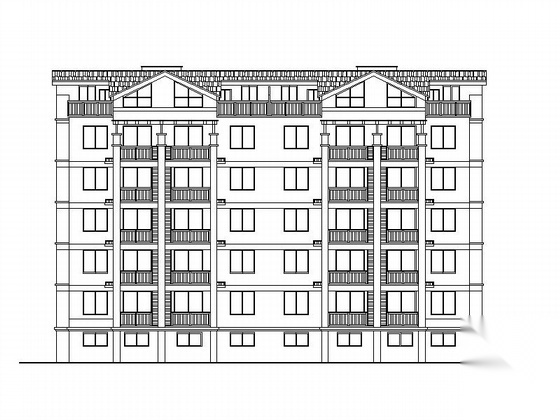 [山东]某多层住宅小区建筑施工图