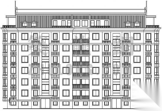 一套完整的多层住宅楼建筑施工图