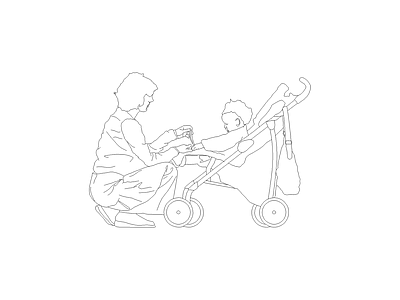人物 人物形态化图块