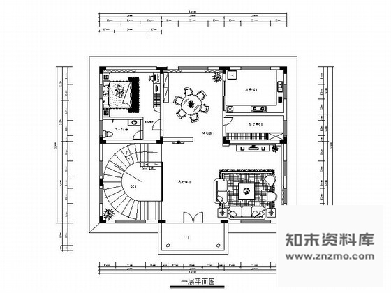 施工图深圳时尚豪宅三层别墅装修图含效果