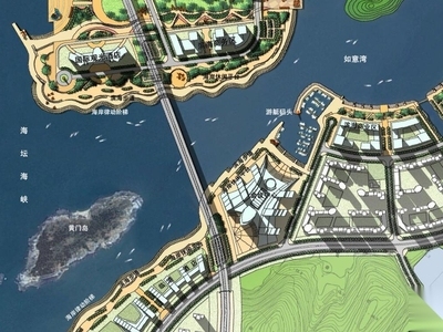 [福建]综合试验区金井湾片区环湾岸线景观规划文本（包含... 休闲景观 体育公园
