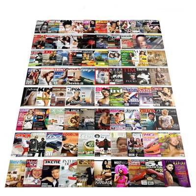 现代书籍杂志组合