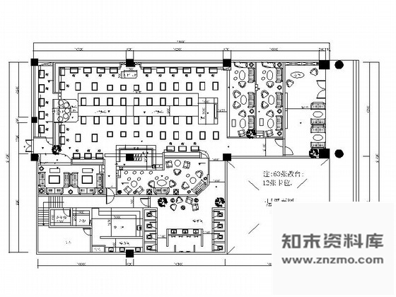 施工图广东经济特区时尚现代酒吧室内装修施工图含效果