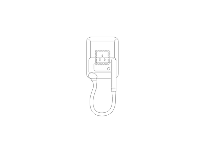 开关插座 现代简约洁具模型图块