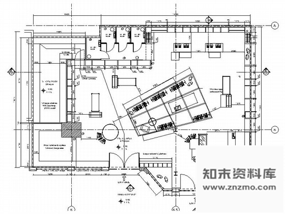 施工图澳门现代风格牛仔时装品牌专卖店施工图含实景图