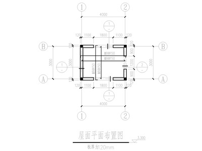 信阳单层砖混结构进水检测用房全套图2016