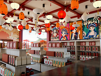 新中式玩具礼品店